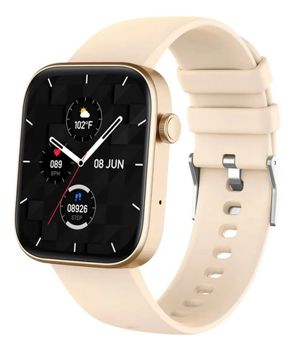 Smartwatch 1.9" Full Touch Bluetooth 5.2 Dorado