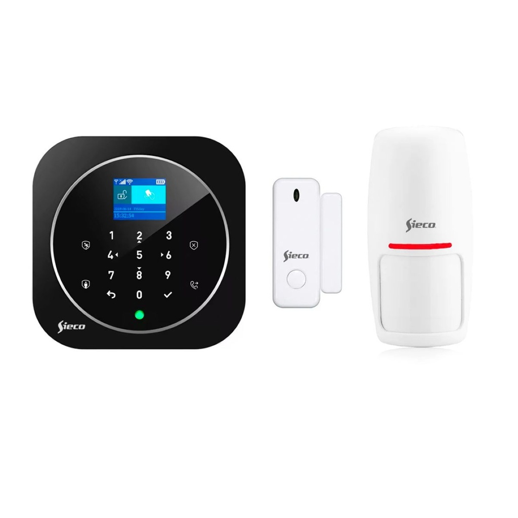 Sistema de Alarma SCH400-KIT GSM/WiFi Sieco