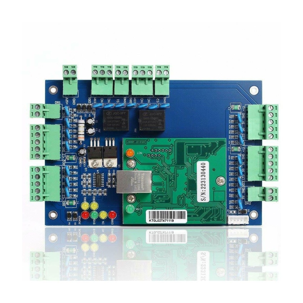 Controlador De Acceso Tcp/Ip de Dos Puertas