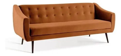 Sofá Cama Unsi Furniture Velvet Caramelo