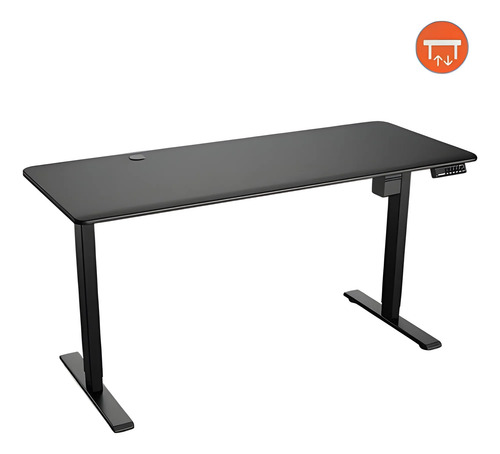 Mesa Eléctrica Regulable En Altura 1200x600mm Negro