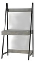 Escritorio Para PC Negro/Cemento 146.5x74x48cm Acero/MDF