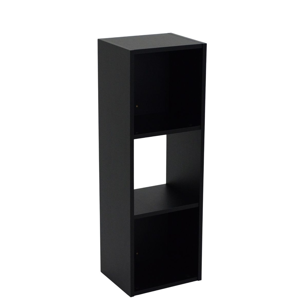 Estantería 3 Nichos Negro