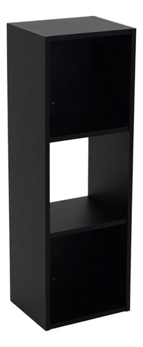 Estantería de Nichos 3 Nichos Negro Unsi Furniture