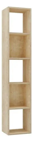 Estantería De Nichos 5 Nichos Maderado 25x30cm H150cm Mdp