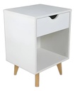 Mesa De Luz Blanco 40x55.5x35cm