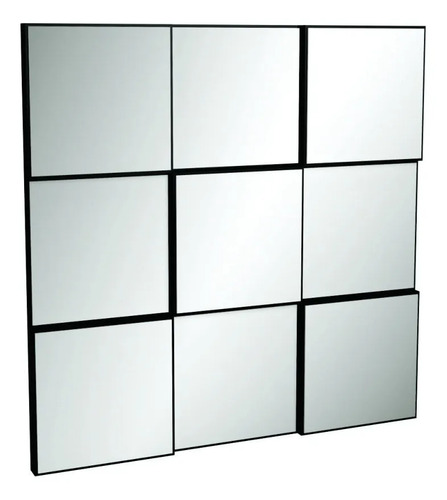 Espejo Unsi Furniture Negro 75x75cm