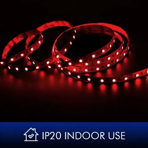 Cinta LED 5m Smd3528 Roja Marcas Varias