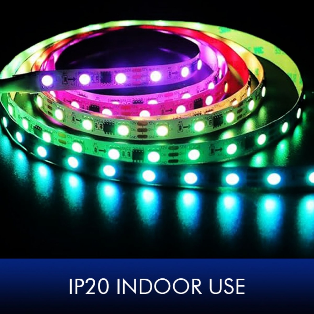 Cinta Led 5m 300xsmd5060 12v Ip20 Rgb