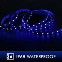 Cinta LED 5m IP68 Azul