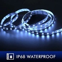 Cinta LED 5m IP68 SMD3528 12V Blanco Frio