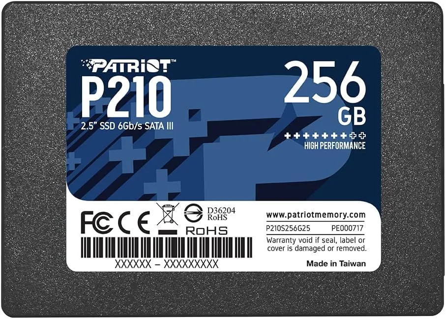 PATRIOT SSD P210 256GB SATA3 2.5 SSD