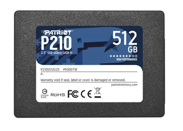 PATRIOT SSD P210 512GB SATA 3 2.5 SSD