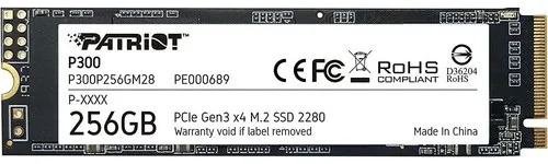 SSD Nvme 256GB M.2 Patriot