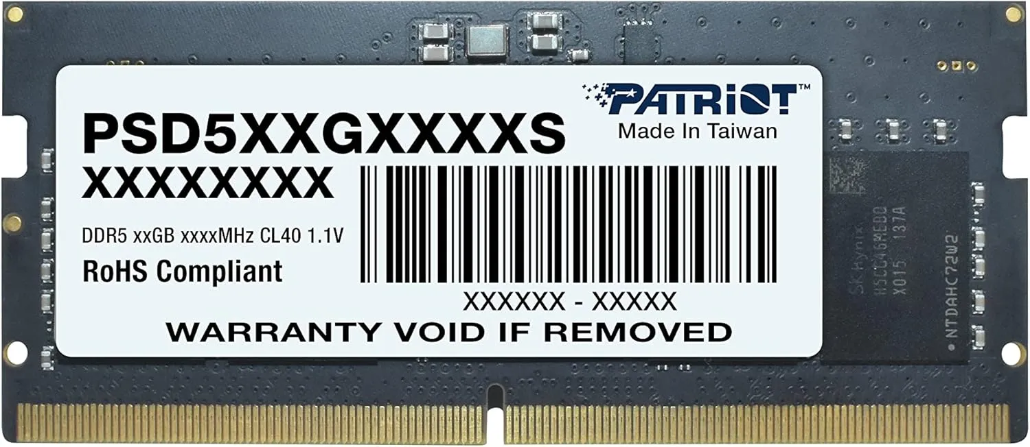 Memoria RAM Ddr5 16GB Sodimm Patriot