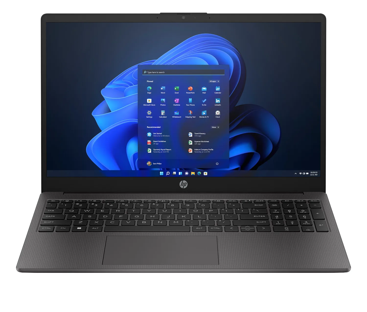 NOTEBOOK HP 255 G10 HD 15" R3-7330U/8GB/M.2 256GB/Win 11 Home
