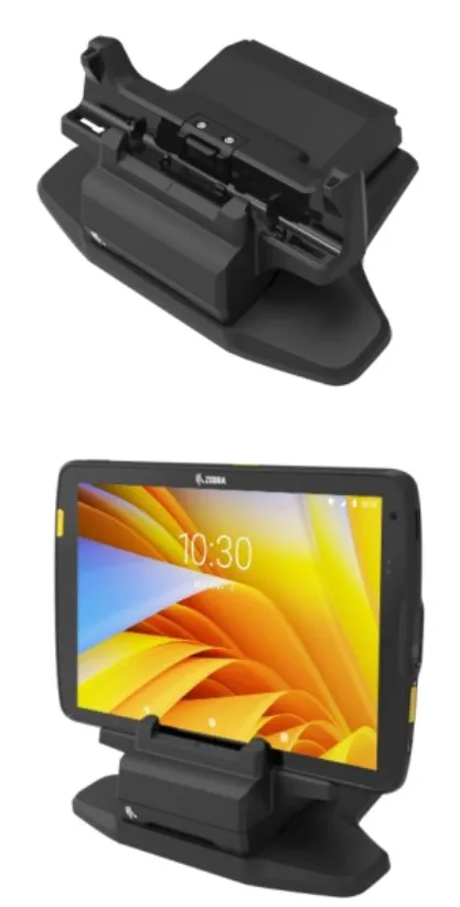 BASE CARGA ZEBRA UNA SOLA RANURA ET4x 8" Y10"