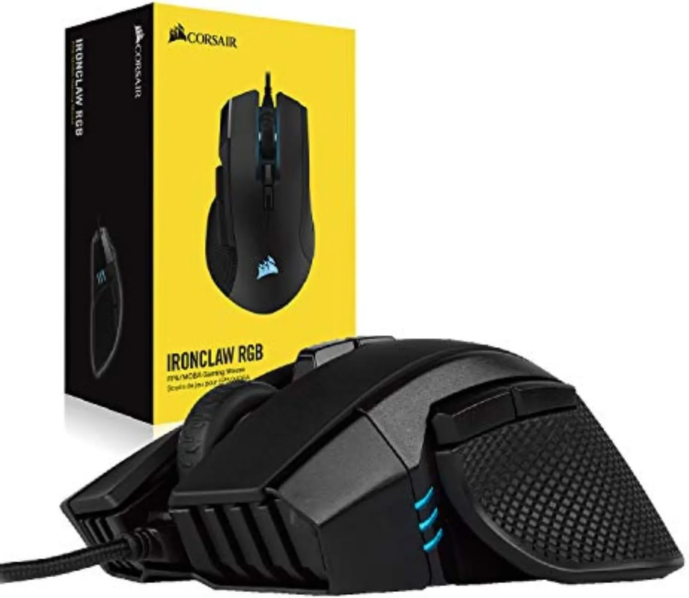 CORSAIR MOUSE IRONCLAW RGB NEGRO USB