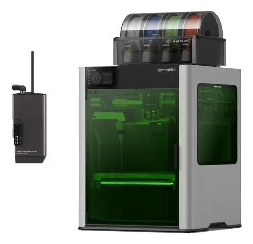 IMPRESORA 3D Bambu Lab H2d Con Ams 2 Pro