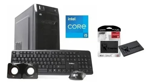 Equipo De Escritorio Intel Core I5-14400 16GB RAM SSD Kingston 240GB Kingston