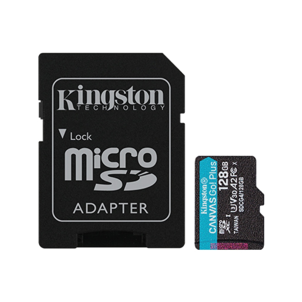 Tarjeta microSD 128GB Kingston Canvas Go Plus