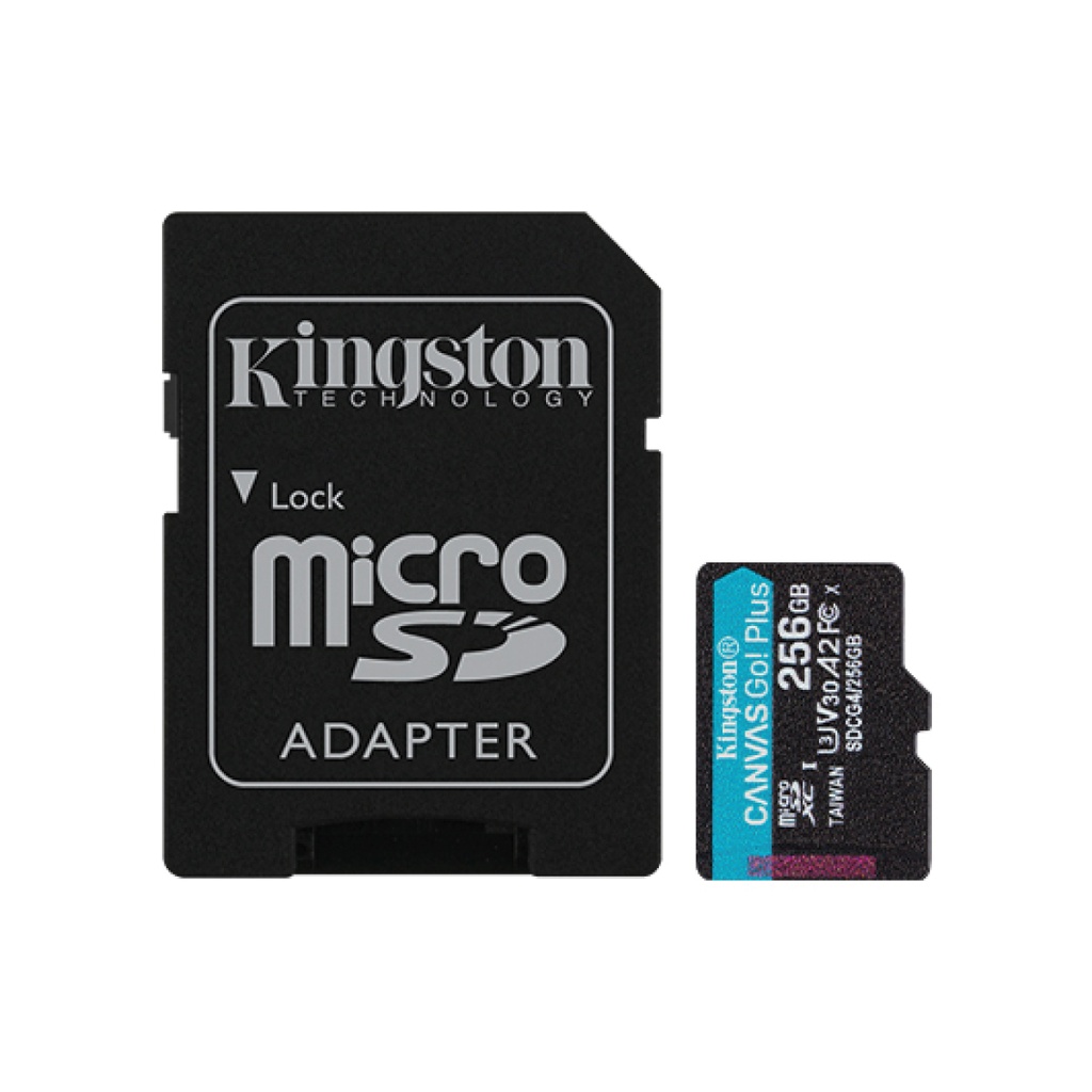Tarjeta microSD Kingston Canvas Go Plus 256GB