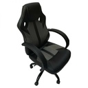 Silla Gamer confort reclinable negra/gris