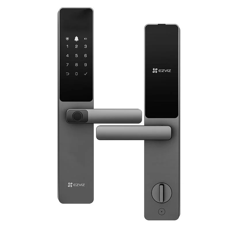 Cerradura Inteligente Ezviz Cs-Dl05 Con Lector De Huella Dactilar Y 3 Bulones Cilíndricos