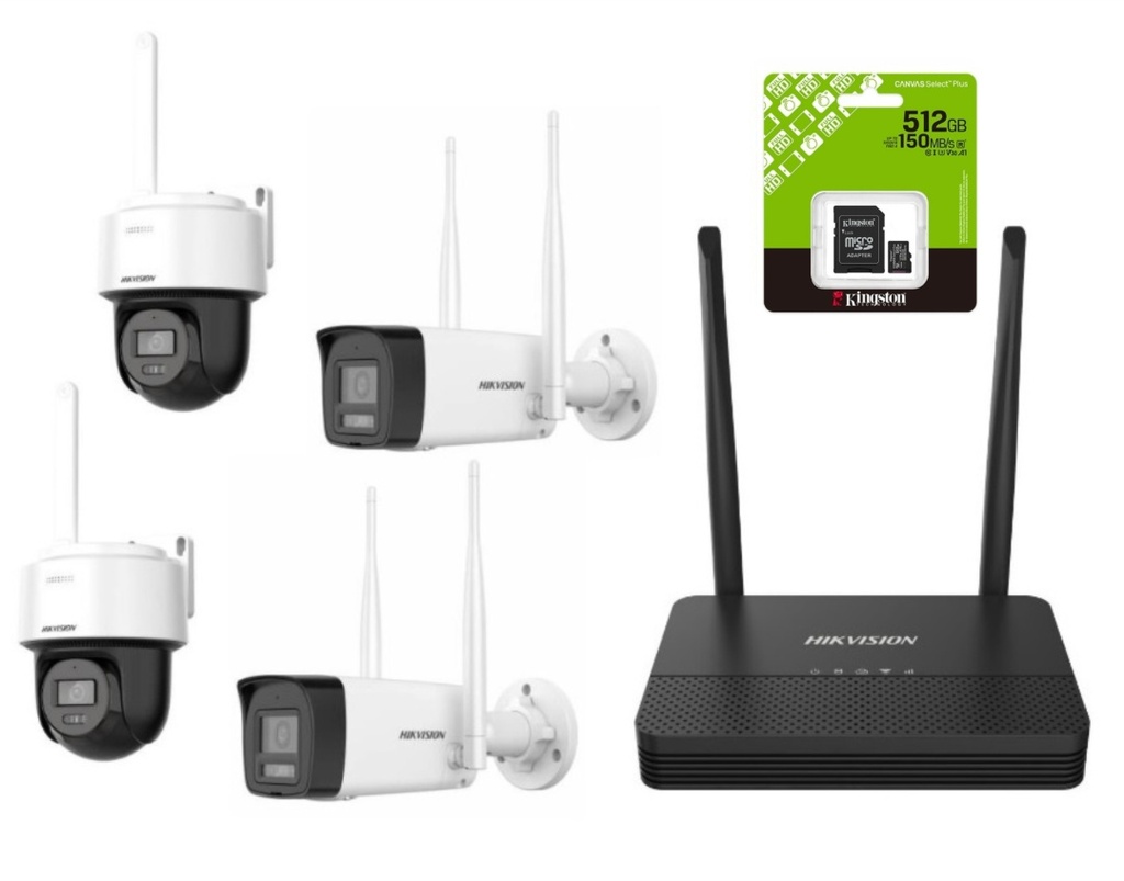 Kit Nvs Wifi 6 + 4 Cámara Ip 2Mp