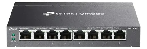 Conmutador 8 Puertos PoE+
