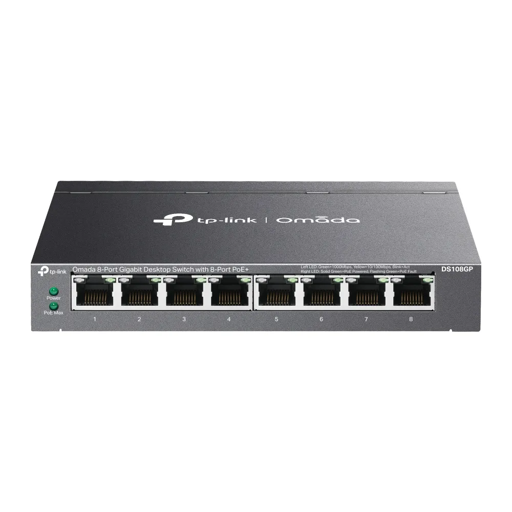 Switch No Administrable 8 Puertos Gigabit PoE+ TP-LINK