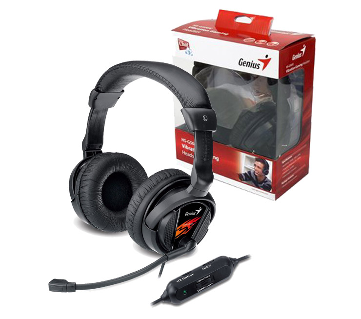 Auriculares Genius gamer con vibración