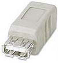 Adaptador USB A-Hembra a B-Hembra XTECH