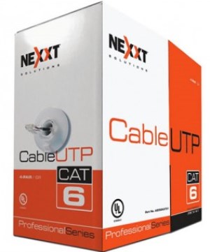 Cables a Granel - Nexxt Enterprise Cat6 U/UTP Cable 4P 23AWG CM 305m GR