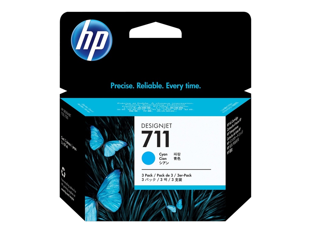 Cartucho de Tinta HP 711 Cián 29ml