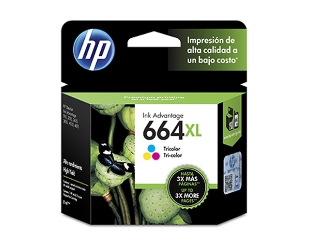 Cartucho De Tinta Tricolor Hp 664XL