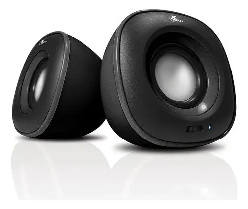 Parlantes / Bocinas / Cornetas - Altavoces Xtech de 2,0 canales y 6 W con cable XTS-115BK