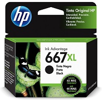 Cartucho de Tinta HP 667XL Negro