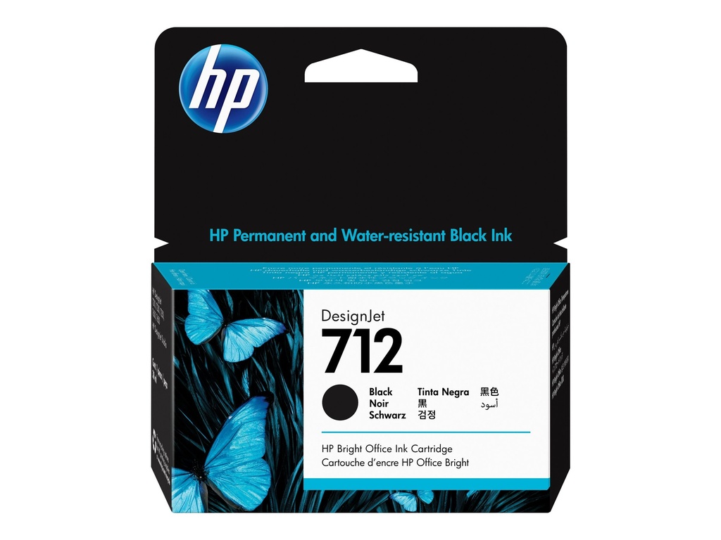Cartucho De Tinta Hp 712 Negro 38ml