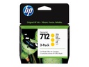 Cartucho De Tinta Hp 712 Amarillo