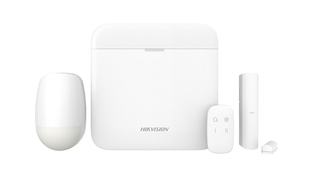 Hikvision AX Pro Series DS-PWA48-Kit-WB - Sistema de alarma - inalámbrico, cableado - 802.11b/g/n, Tri-X - 2.4 Ghz, 433 MHz - 10/100 Ethernet - blanco