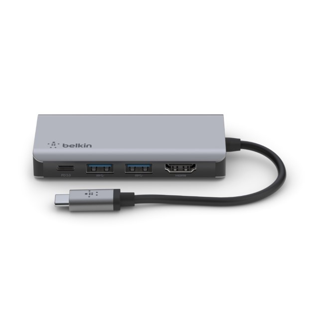 Belkin CONNECT 4-in-1 - Hub adaptador multipuertos - USB-C - HDMI