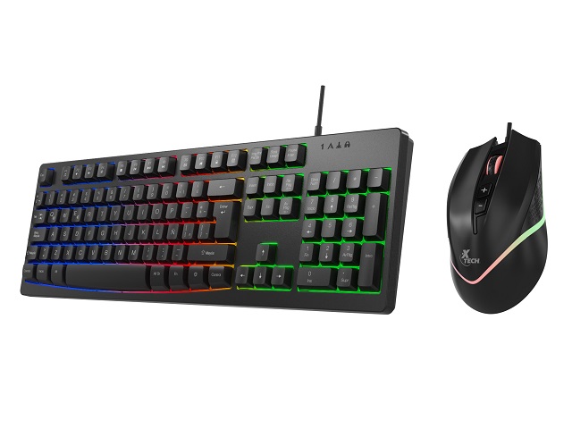 Combo Teclado + Ratón + Mousepad Cableado XTECH