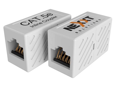 Cable Coupler Cat5e 1 Puerto Blanco Nexxt Solutions Infrastructure