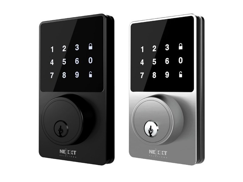 Cerrojo Inteligente Negro de Policarbonato con Aleación de Zinc Nexxt Solutions Home