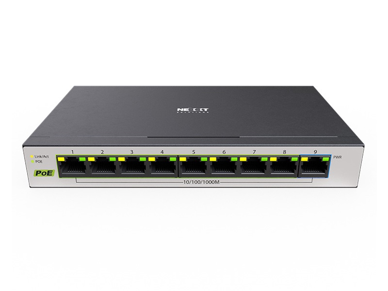 Switch L2 Administrable 9 Puertos Gigabit PoE+ 120W Nexxt Solutions Infrastructure