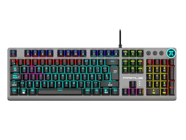 Teclado Cableado Primus Gaming Español USB Ball 91T