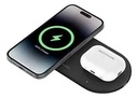 Cargador Inalámbrico Qi2 15W 2 En 1 Con USB-C 5W