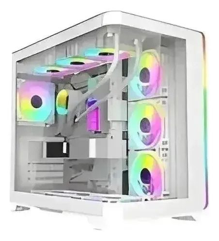 Gabinete PC Mid Tower Atx Blanco