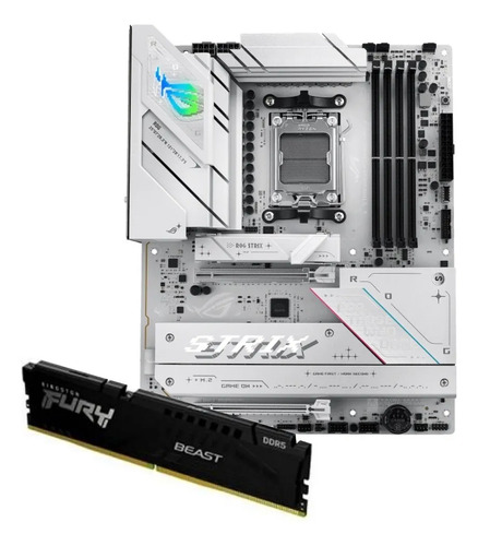 Placa Madre Asus Rog B850-A + Memoria Kingston Ddr5 16GB